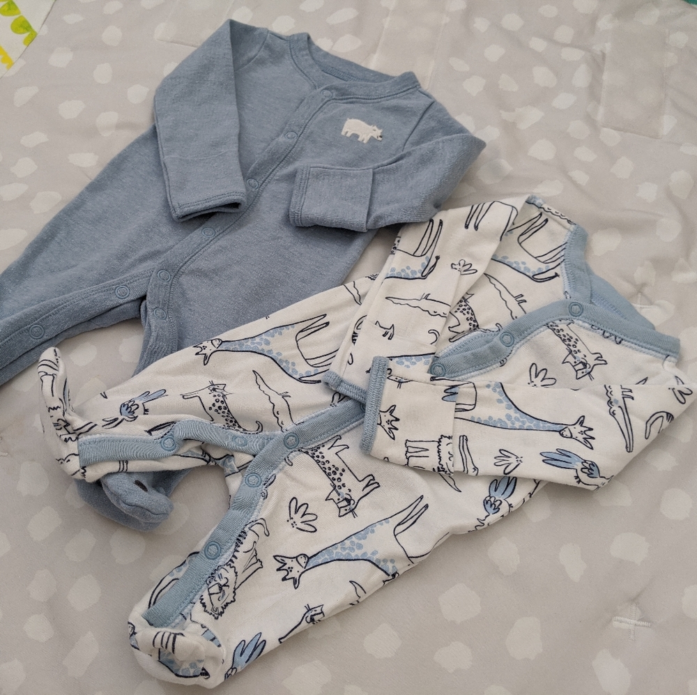 Baby Footed Sleeper⭐Soft Cotton - 4 pack